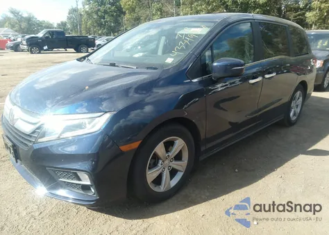 2019 Honda Odyssey Ex-L из США, поврежденный, VIN 5FNRL6H74KB032442